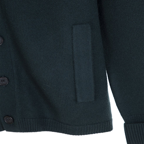 A.P.C. Gabriel Cardigan Dark Green WVBAJ-H22221 Degli Uberti